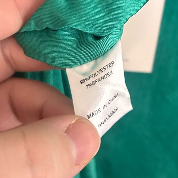 Revolve Superdown Teal Green Karolyna Maxi Slit Skirt Set Size Large - Picture 9 of 12